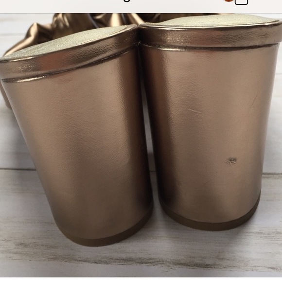 Dolce Vita Gold Mule Heels - Picture 4 of 4
